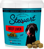 Stewart - Golosinas liofilizadas para perros, 100% hígado de res, b...