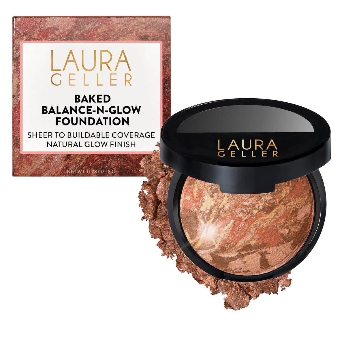 LAURA GELLER Baked Balance-N-Glow - Base de maquillaje iluminadora...