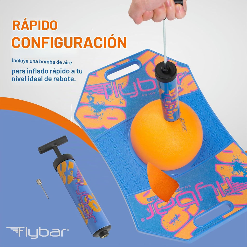 Flybar Pogo - Pelota de truco para niños, tabla de rebote de equili...