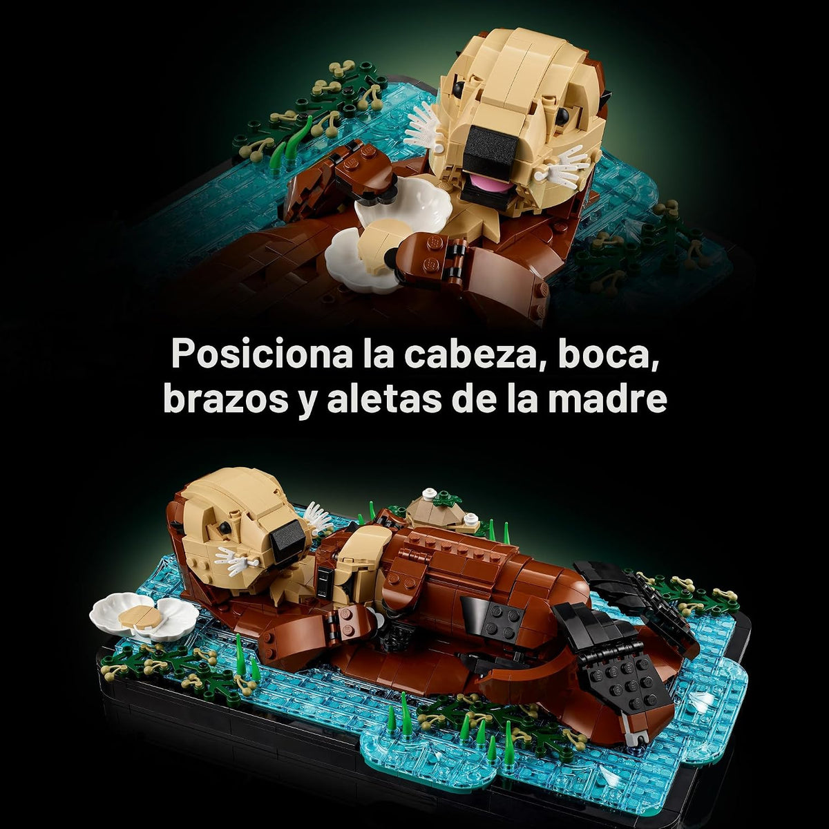 LEGO Ideas Nutrias Marinas Flotantes 21366 | Juegos de construcción...