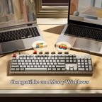 Keychron Teclado mecánico con cable de tamaño completo C2, interrup...