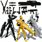 Titan 13 - Juego de figuras de acción de robot simulado multiarticu...