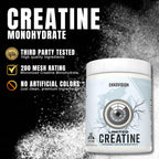 Ekkovision Polvo de monohidrato de creatina micronizado, sabor gomi...