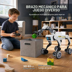 Perro robot inteligente con agarre, más de 30 acciones programables...