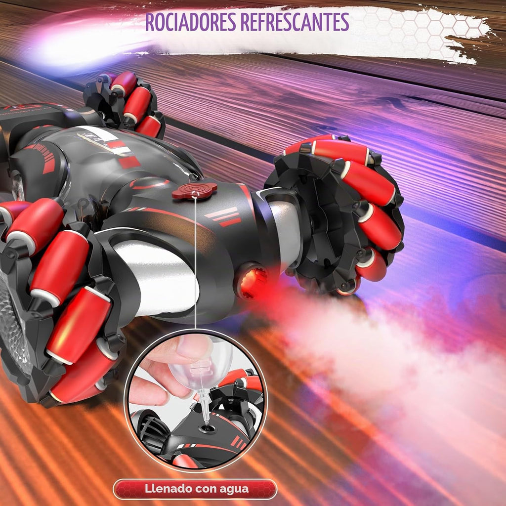 Fosgoit Juguete de auto de acrobacias RC con detección de gestos pa...