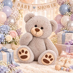 LotFancy Teddy Bear - Peluche de peluche suave de 20.0 in, color gr...