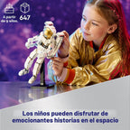 LEGO Creator Juguete de Astronauta Espacial 3 en 1, Set de Construc...