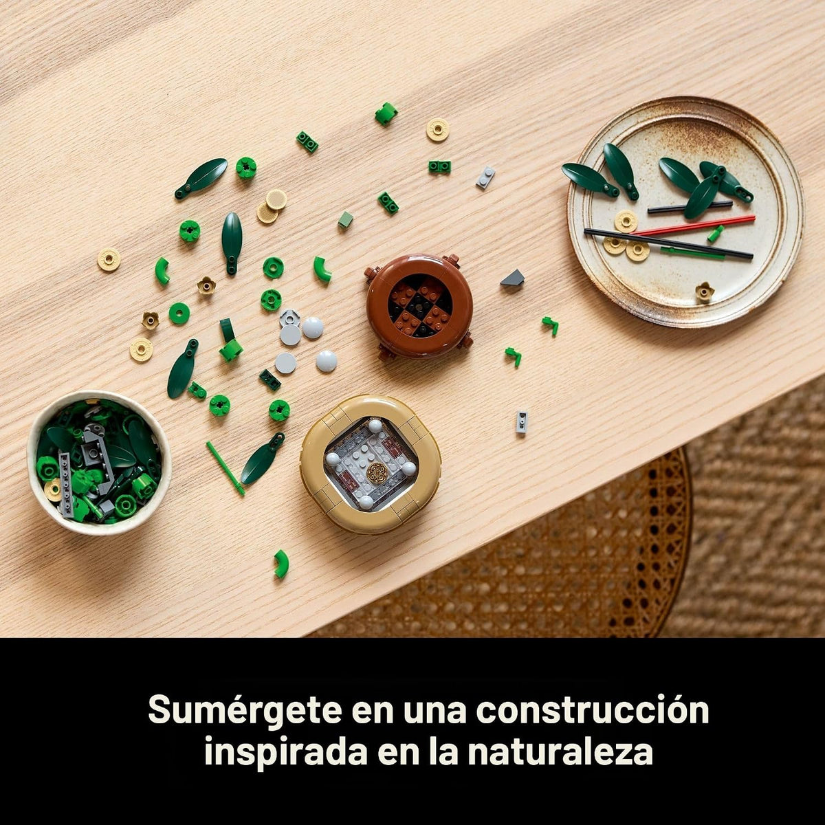 LEGO Botanicals - Juego de construcción de bambú de la suerte, plan...