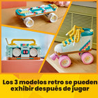 LEGO Creator 31148 - Kit de construcción de patines retro 3 en 1, s...