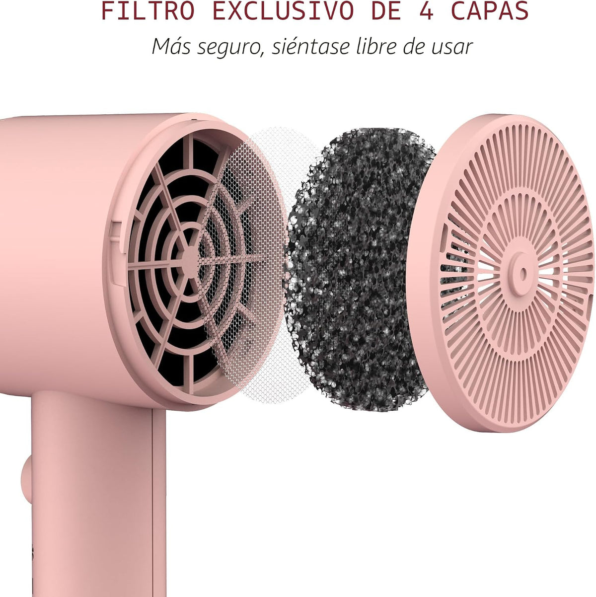 AINA Secador de pelo con difusor, peine secador de pelo completo 11...