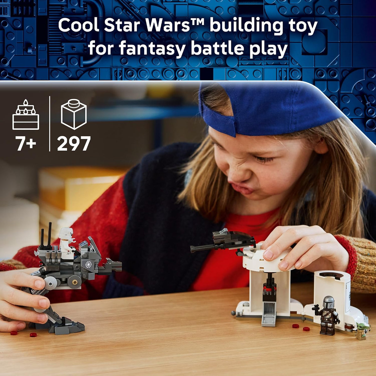 LEGO Star Wars AT-RT Attack - Juguete de construcción para niños y...