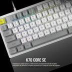 Corsair K70 CORE SE RGB Teclado mecánico con cable para juegos con...