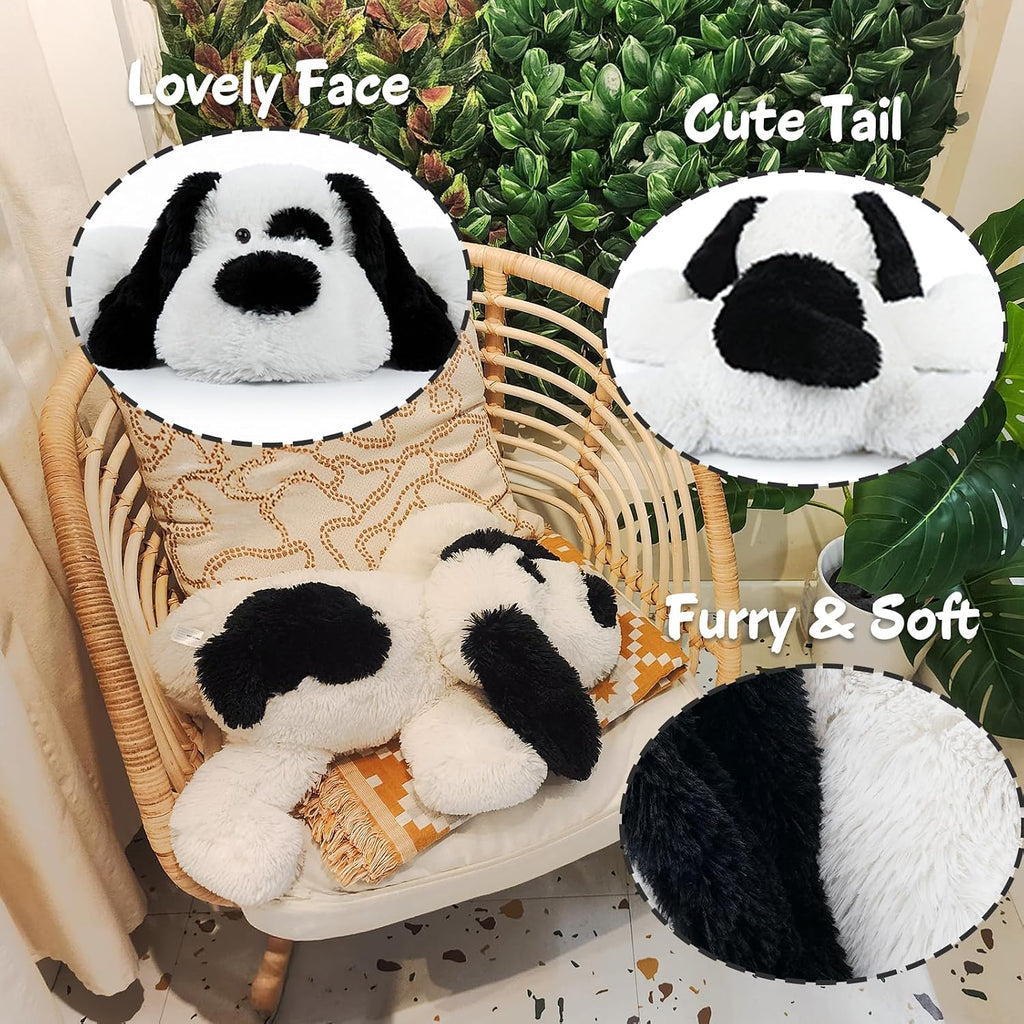 WEIGEDU Juguete de Peluche para Perro de Peluche, Beagle Blanco, 20...