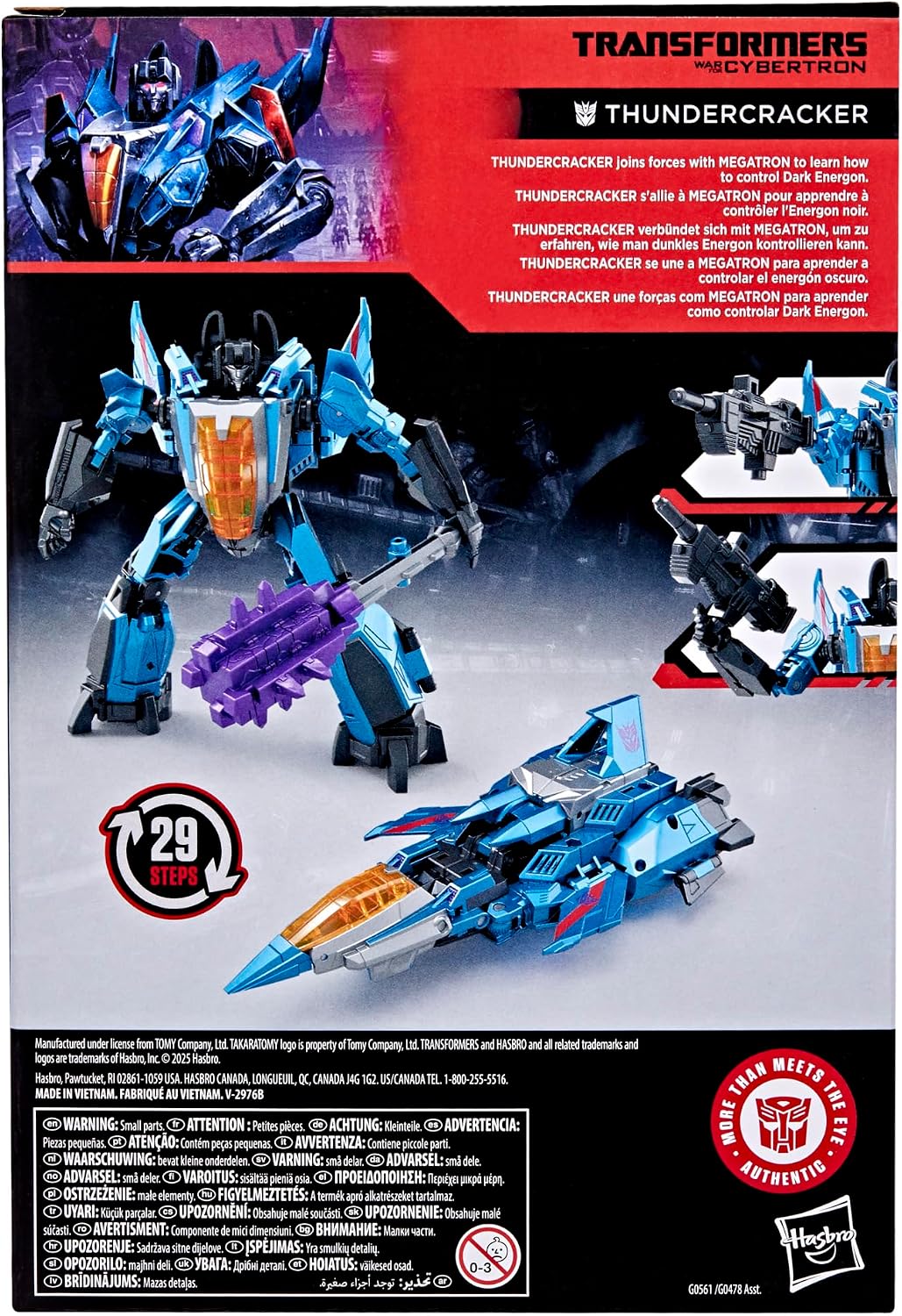 Transformers Studio Series War for Cybertron Thundercracker, figura...