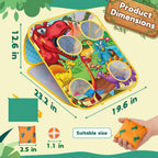 Juego de lanzamiento de puf para niños – Tablero Cornhole juguetes...