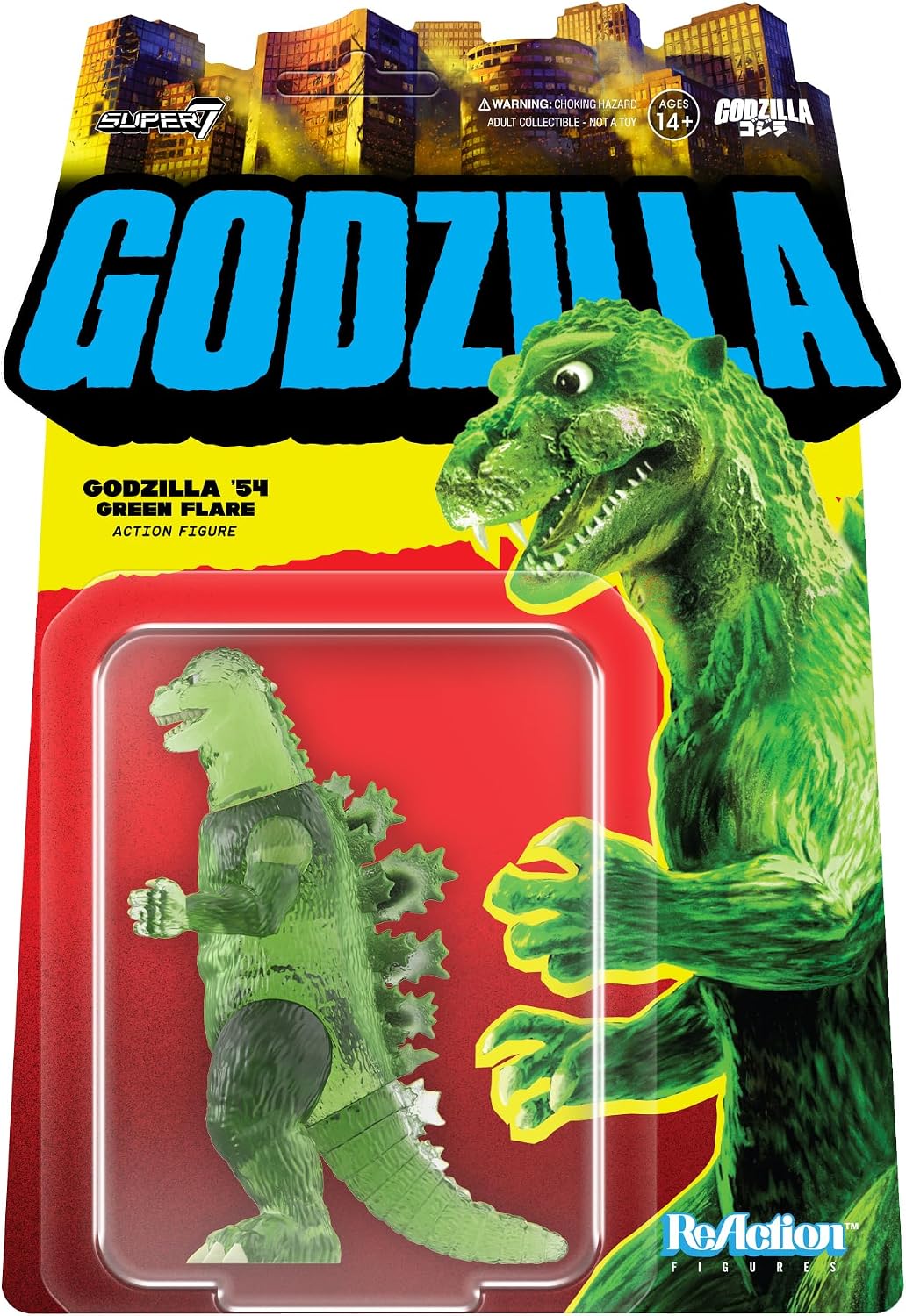 Figura de reacción Super7 Toho Godzilla '54 (Green Flare) - Figura...