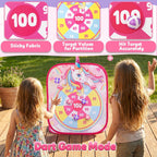 Juego de lanzamiento de puf para niños – Tablero Cornhole juguetes...