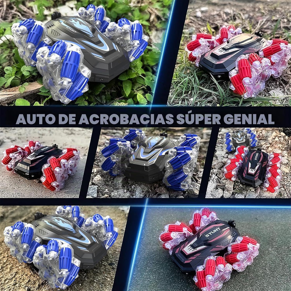 LOOZIX Auto de acrobacias RC con detección de gestos, auto a contro...