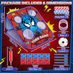 Juego de lanzamiento de puf para niños – Tablero Cornhole juguetes...