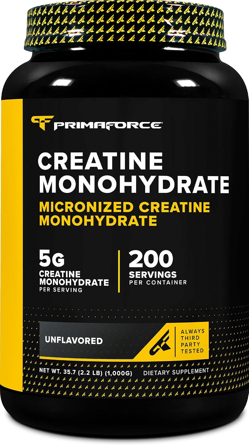 Primaforce Monohidrato de creatina en polvo - 0.04 oz - Micronizado