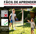 BACKYARD ALL-STARS Juego de remo con red, portátil para interior\/e...