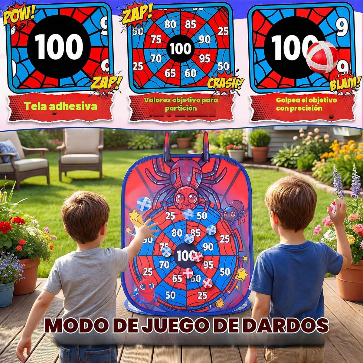 Juego de lanzamiento de puf para niños – Tablero Cornhole juguetes...