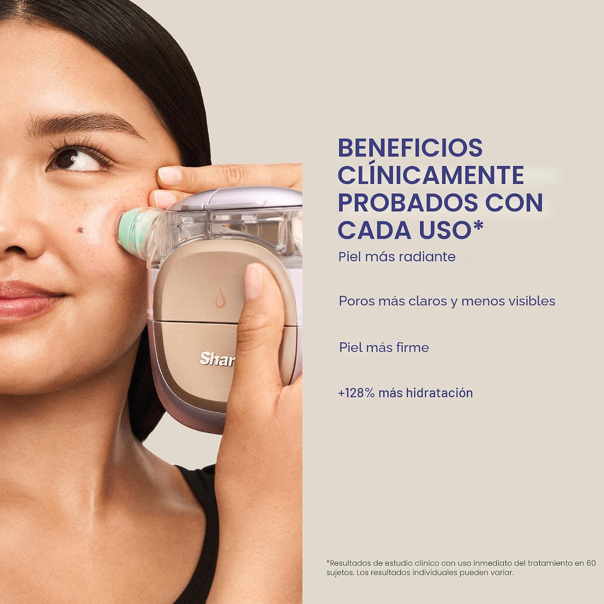 Shark FacialPro Glow + Terapia facial y de contraste 2 en 1 DePuffi...