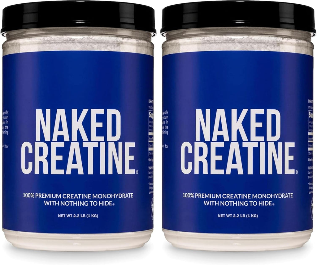 NAKED Monohidrato de creatina micronizada pura \u2013 200 porciones...