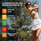 Paquete de 2 gotas orgánicas de vitamina D3 K2 con aceite MCT Omega...