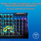 Teclado mecánico para juegos Razer BlackWidow V4 X, edición Fortnit...