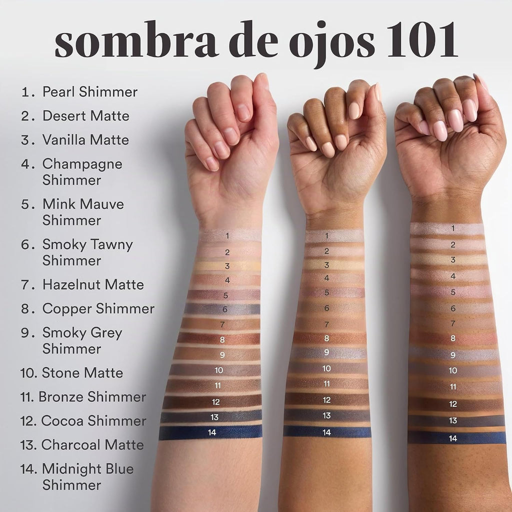 Julep 101 Sombra de ojos en barra de crema a polvo, luz de luna bri...
