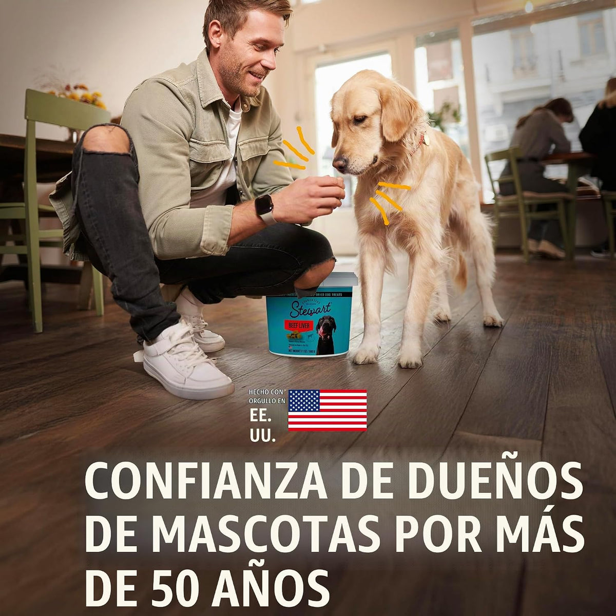 Golosinas de hígado de res para perros Stewart, 2 oz, ~45 piezas, c...