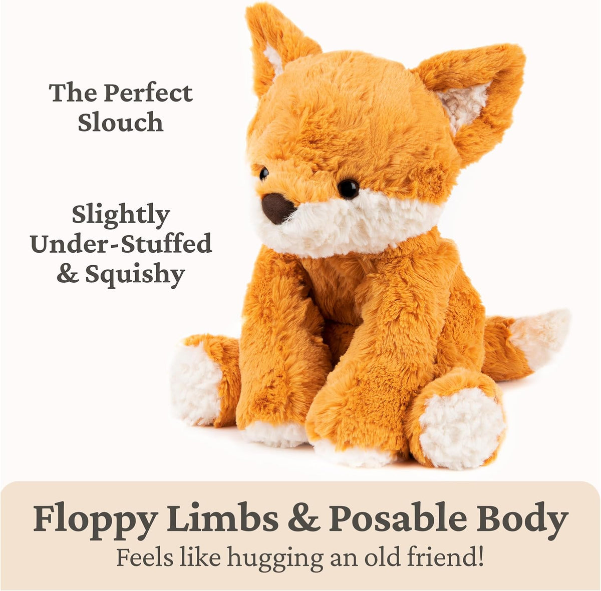 GUND Cozys Collection Fox juguete sensorial de peluche de 10 pulgad...