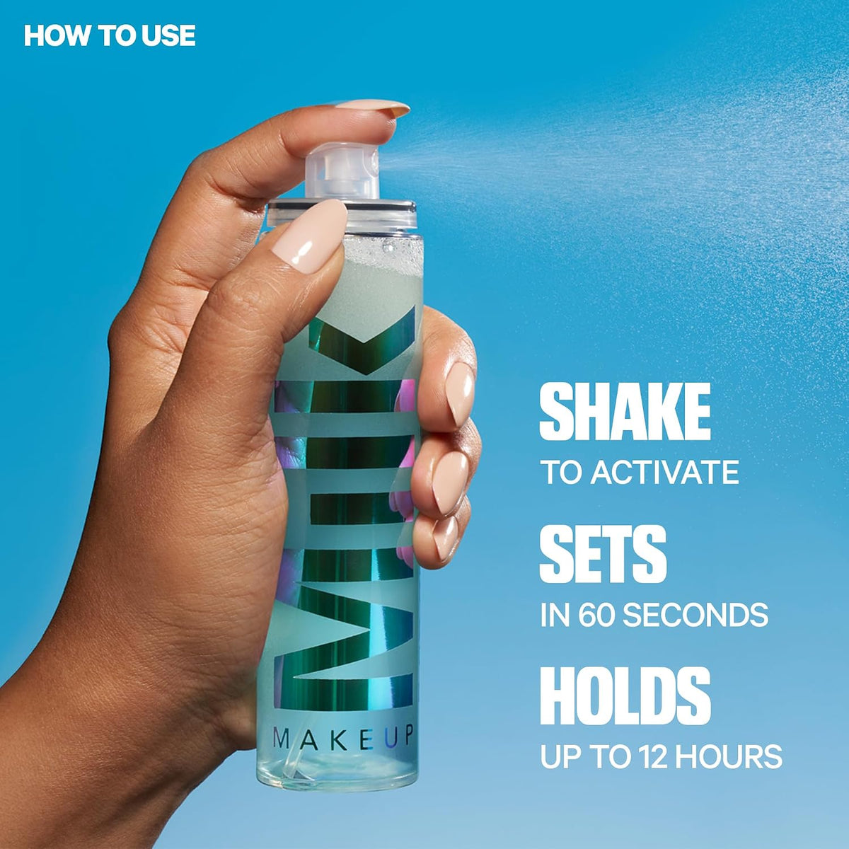 Set Hydro Grip de maquillaje de leche + spray refrescante con ácido...