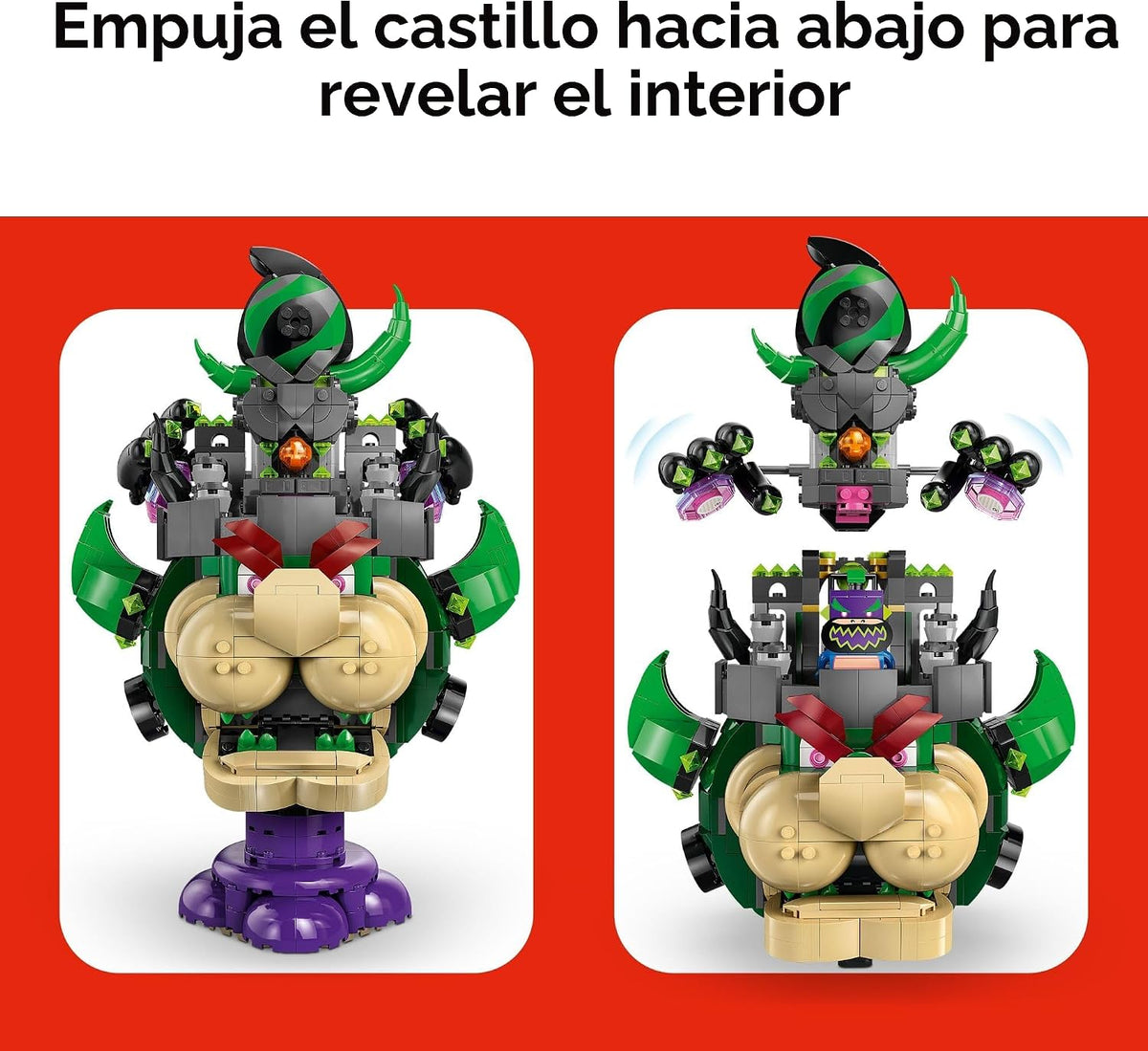 LEGO Super Mario Prince Florian &amp; Castle Bowser Juguete de cons...