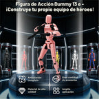 Juego de 6 figuras de acción T13 (ensamblaje completado), muñeco mó...