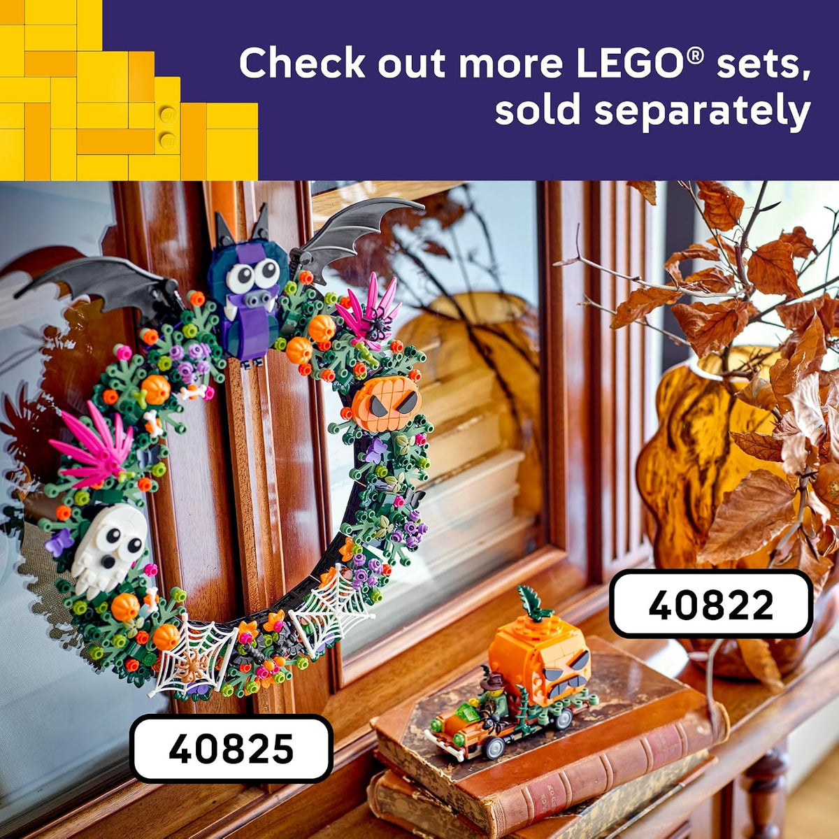 LEGO Camioneta Jack-O'-Lantern 40822 | Juguetes de construcción...