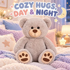 LotFancy Teddy Bear - Peluche de peluche suave de 20.0 in, color gr...