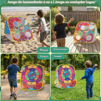 Juego de lanzamiento de puf para niños – Tablero Cornhole juguetes...