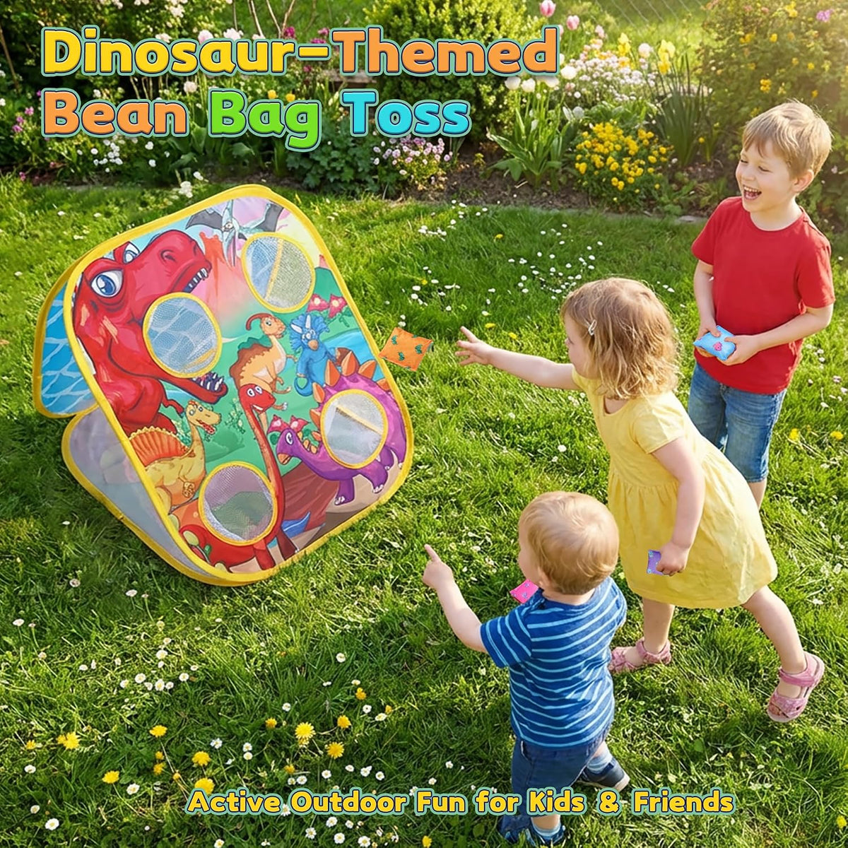 Juego de lanzamiento de puf para niños – Tablero Cornhole juguetes...
