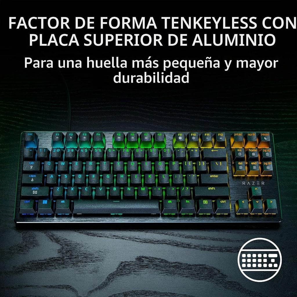 Razer Huntsman V3 HE Teclado magnético para juegos con cable TKL 8K...
