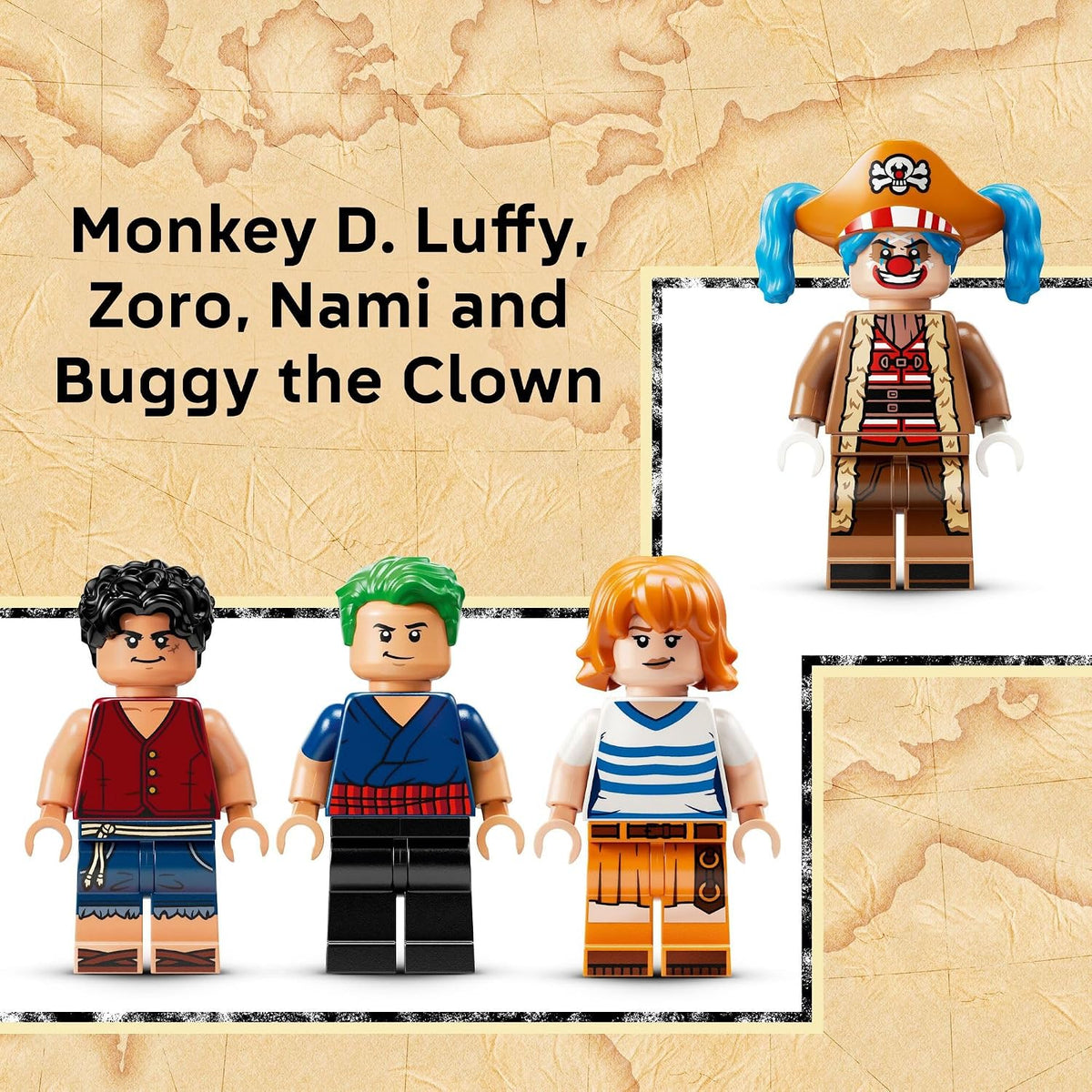 LEGO One Piece Buggy the Clown's Circus Tent Bloques de constru...