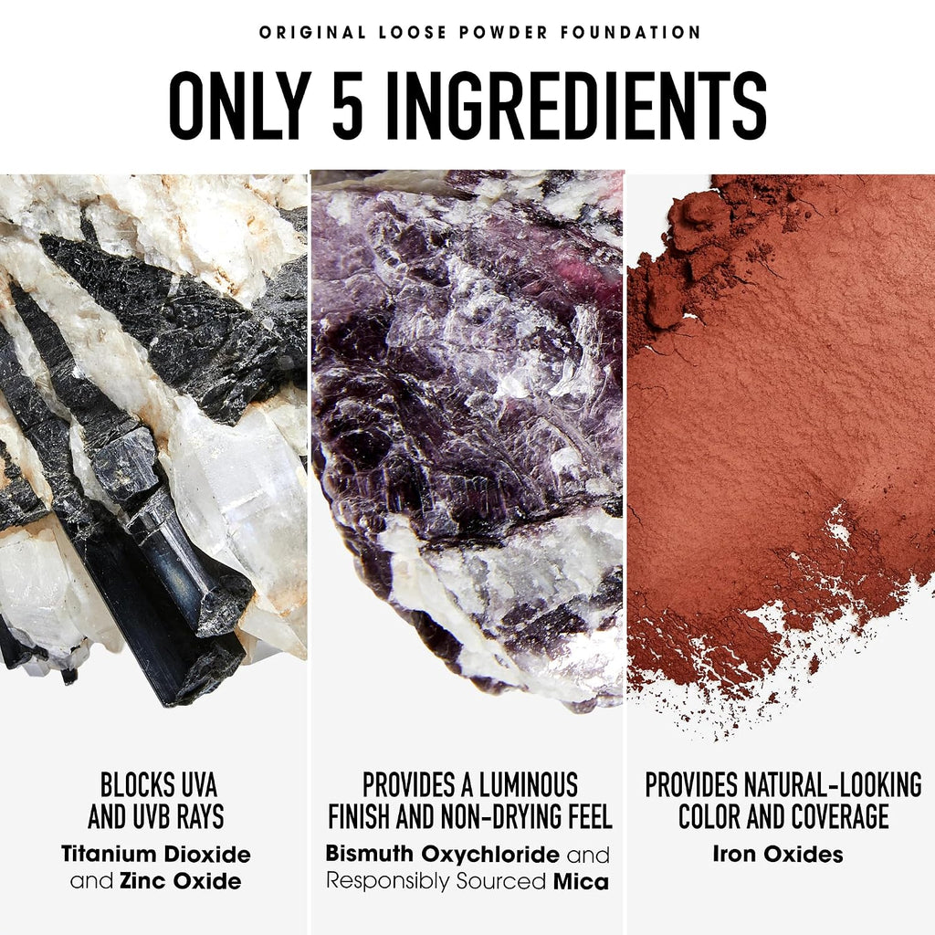bareMinerals Base de maquillaje original en polvo suelto SPF 15, ma...