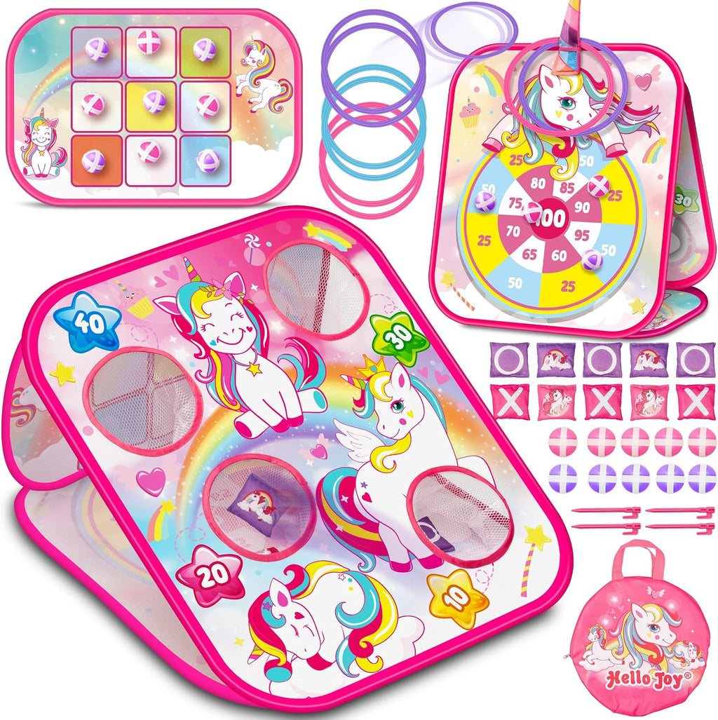 Juego de lanzamiento de puf para niños – Tablero Cornhole juguetes...
