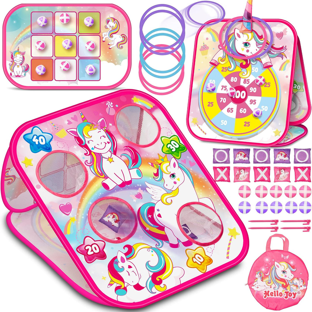 Juego de lanzamiento de puf para niños – Tablero Cornhole juguetes...