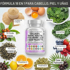 Clean Nutraceuticals Píldoras de Colágeno 1000mg Biotina 10 000 mcg...
