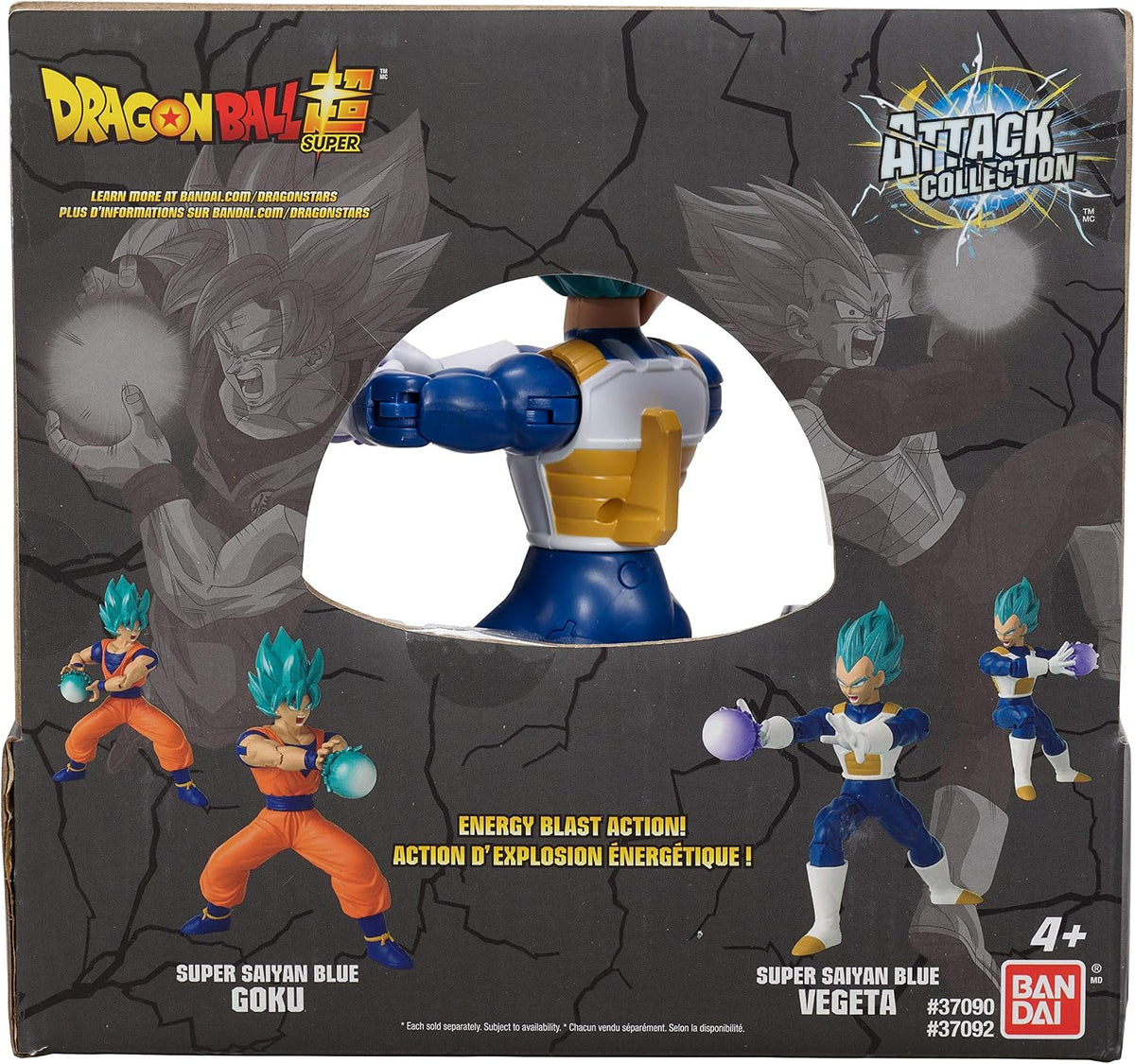 Bandai Namco - Dragon Ball Super - Super Saiyan Blue Vegeta, figura...