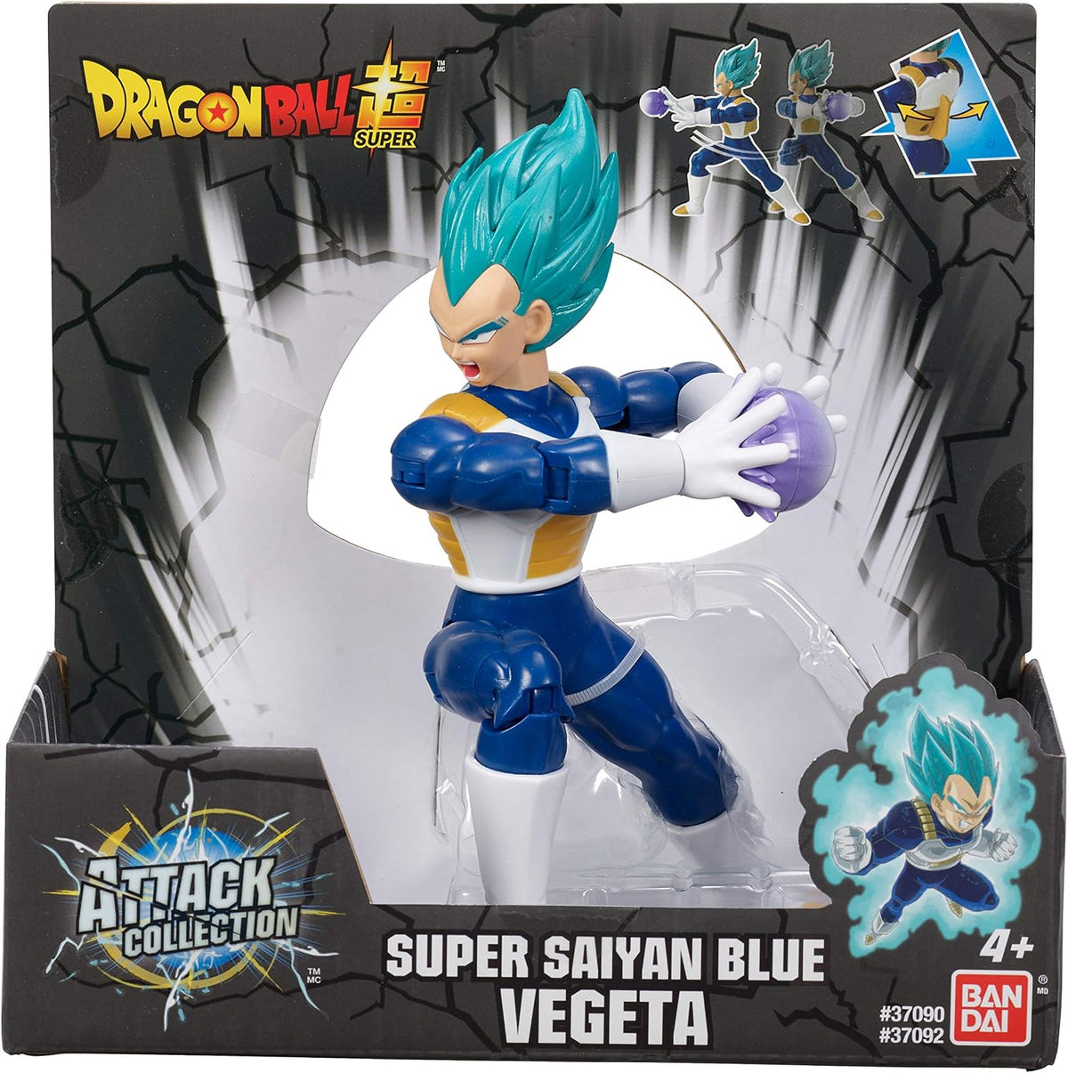 Bandai Namco - Dragon Ball Super - Super Saiyan Blue Vegeta, figura...