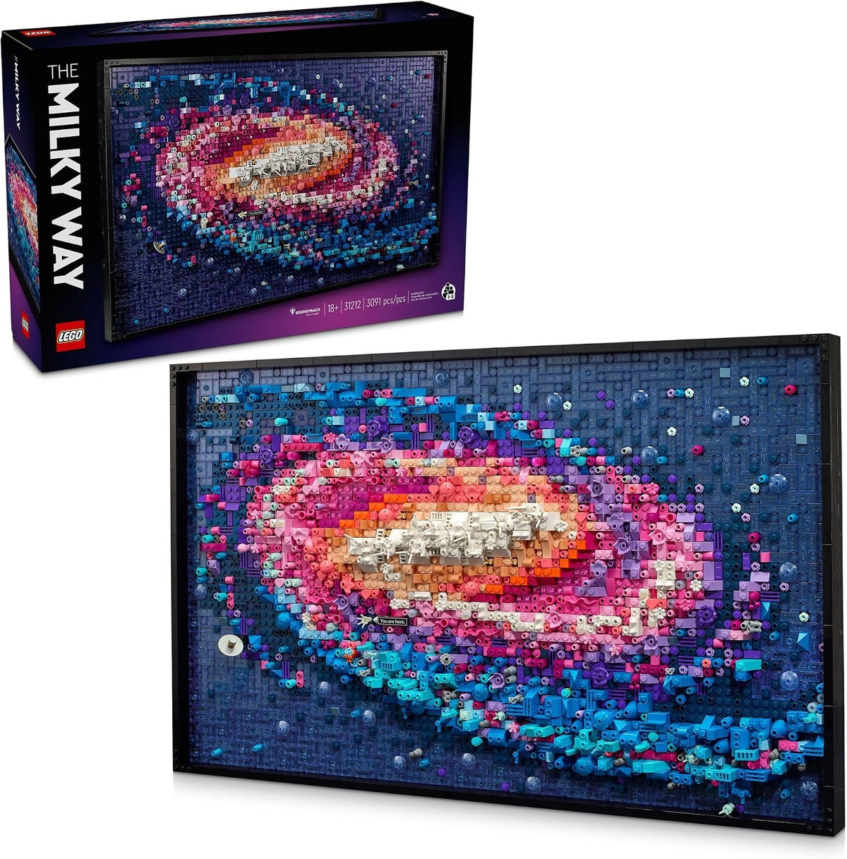 LEGO Art The Milky Way Galaxy Building Set \u2013 Kit de decoración...