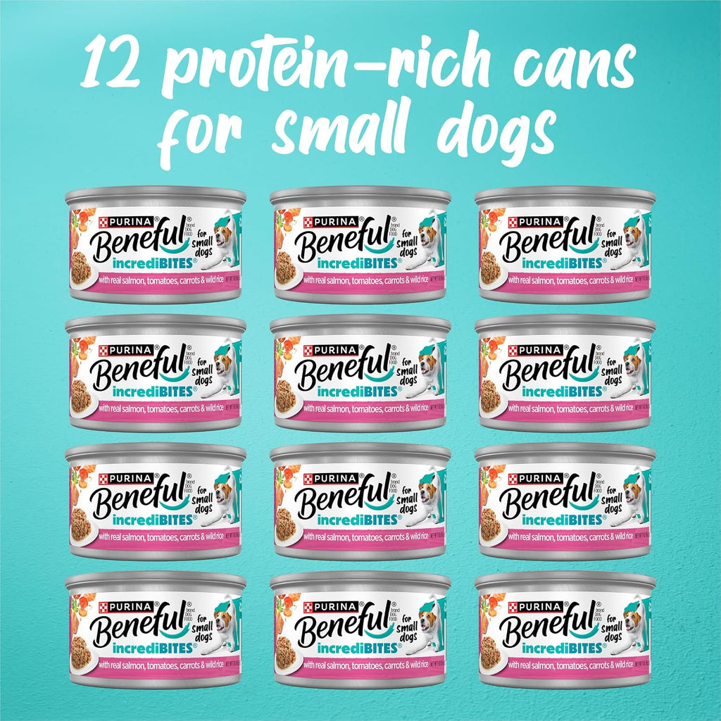 Beneful Purina IncrediBites - Alimento húmedo pequeño para perros e...